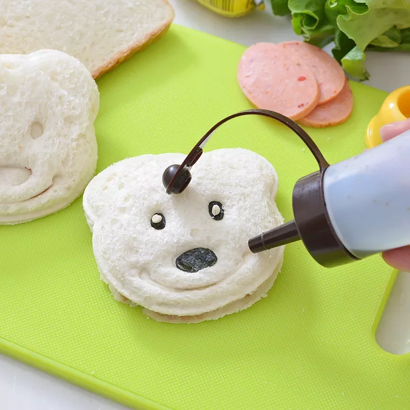 

Bear Sandwich Mold Toast Bread Making Cutter Mould Cute Baking Pastry Tools Children Interesting Food Kitchen Accessories