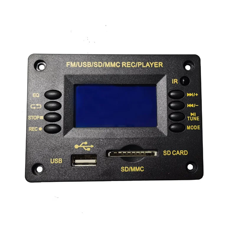 Беспроводная Плата декодера Bluetooth 4 2 5 В RM / RMVB FLAC APE BTMP4 MP3 JPEG ПЗУ AUX USB