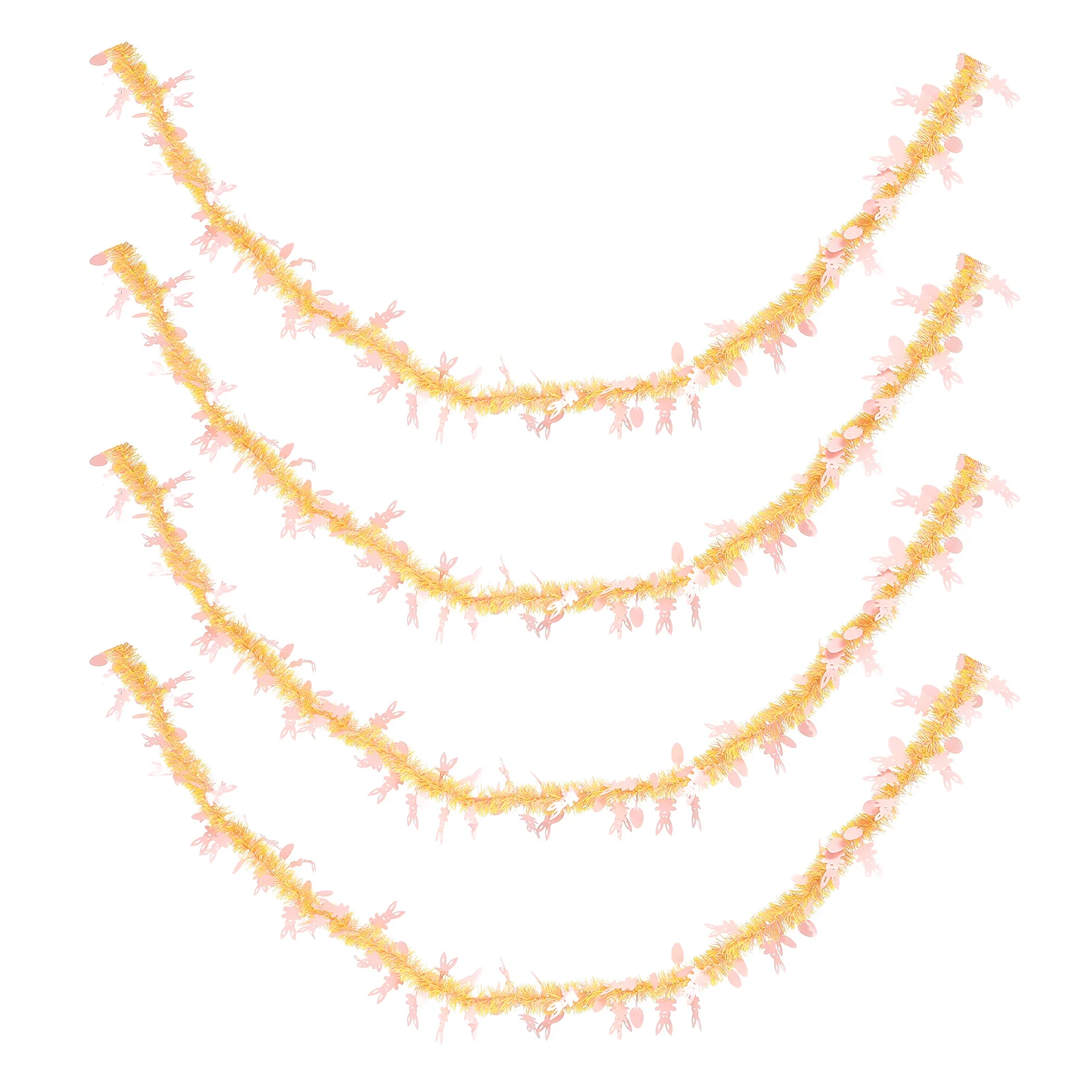 

4Pcs Easter Colorful Hanging Ribbon Creative Party Decor Colorful Strips for Easter Decor Party