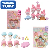 my melody little twins star anime figure sanrio kawaii cute action figures collection childrens toys for kid girls boys doll