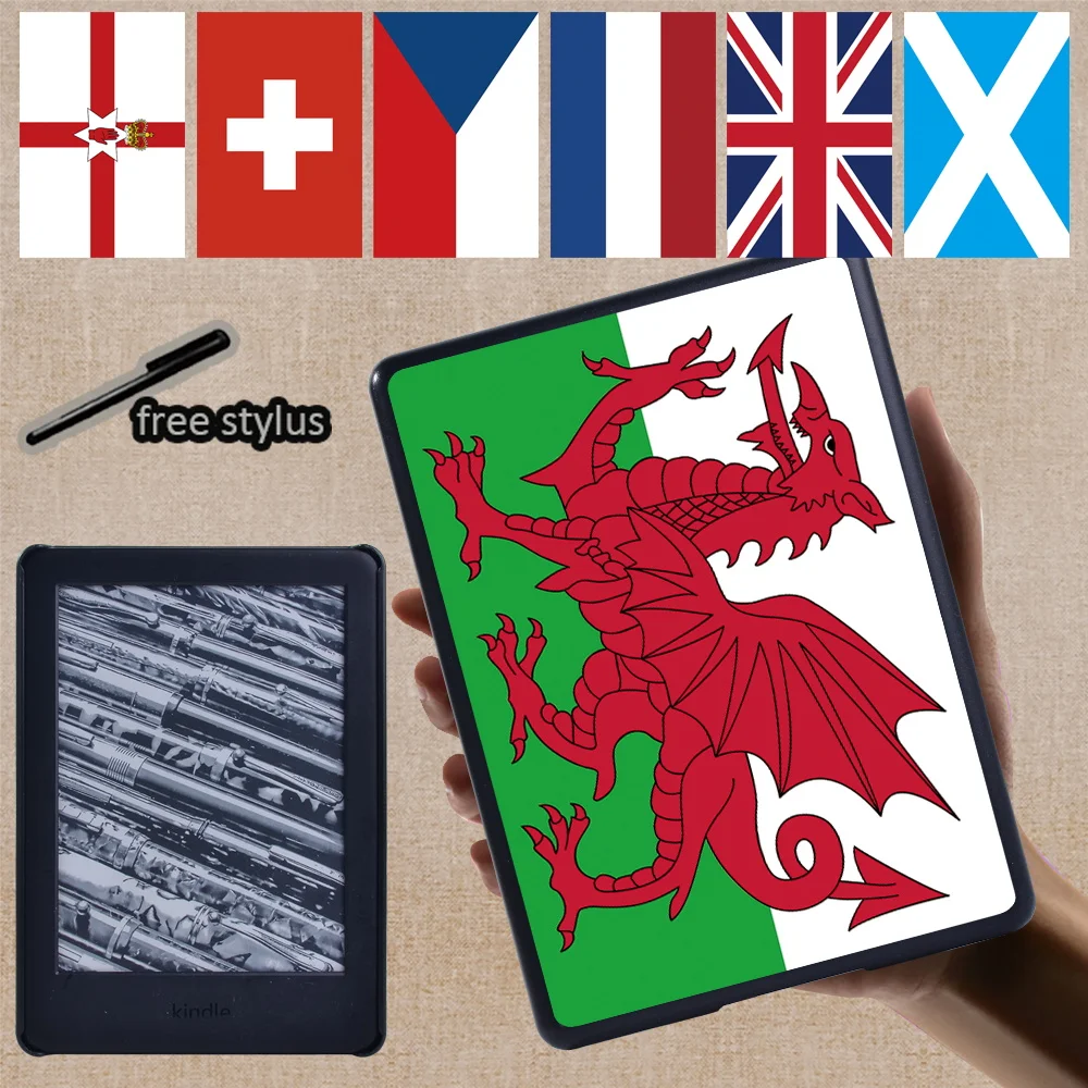 

Чехол-накладка для планшета Amazon Paperwhite 4 /Kindle 10th /Kindle 8th Gen /Paperwhite 1 2 3 противоударный защитный чехол с рисунком флага