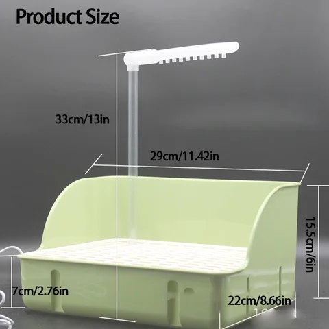 Ванна для попугая, автоматическая ванна для птиц с несколькими смесителями, автоматическая душевая ванна для маленьких и средних попугаев, чистящая ванна