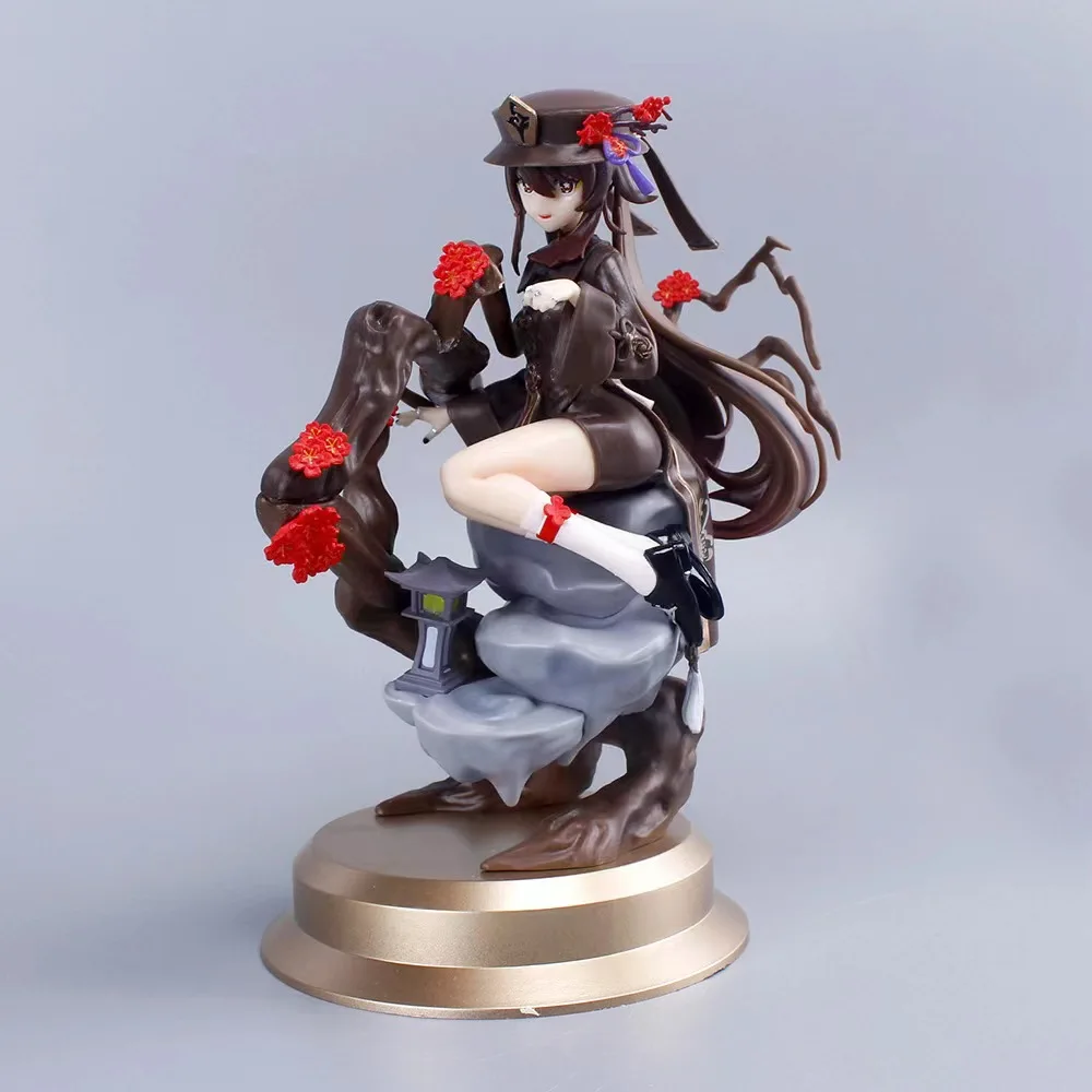 

22cm Genshin Impact hutao Anime Figure Action Figure 77th generation head of Sangha Figurine Collection Model Doll Toys Gifts