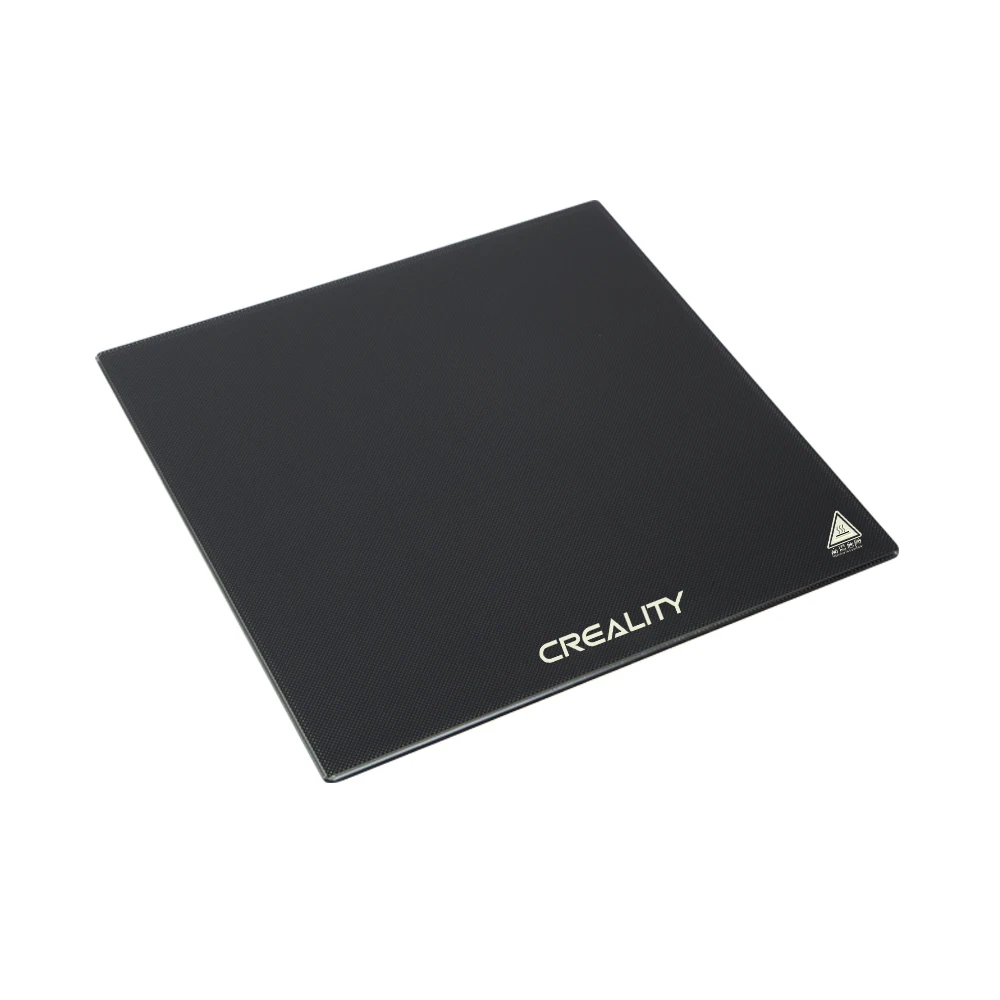 Фото Платформа Creality CR-10 Smart из карборундового стекла 310×315×4 мм для 3D-печати моделей, легко снимаемая с принтера №3