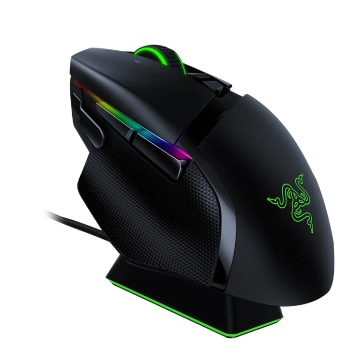 

100% Original Razer Basilisk Ultimate Wired Mouse with Dual Mode of 2.4gHz Wireless for Computer