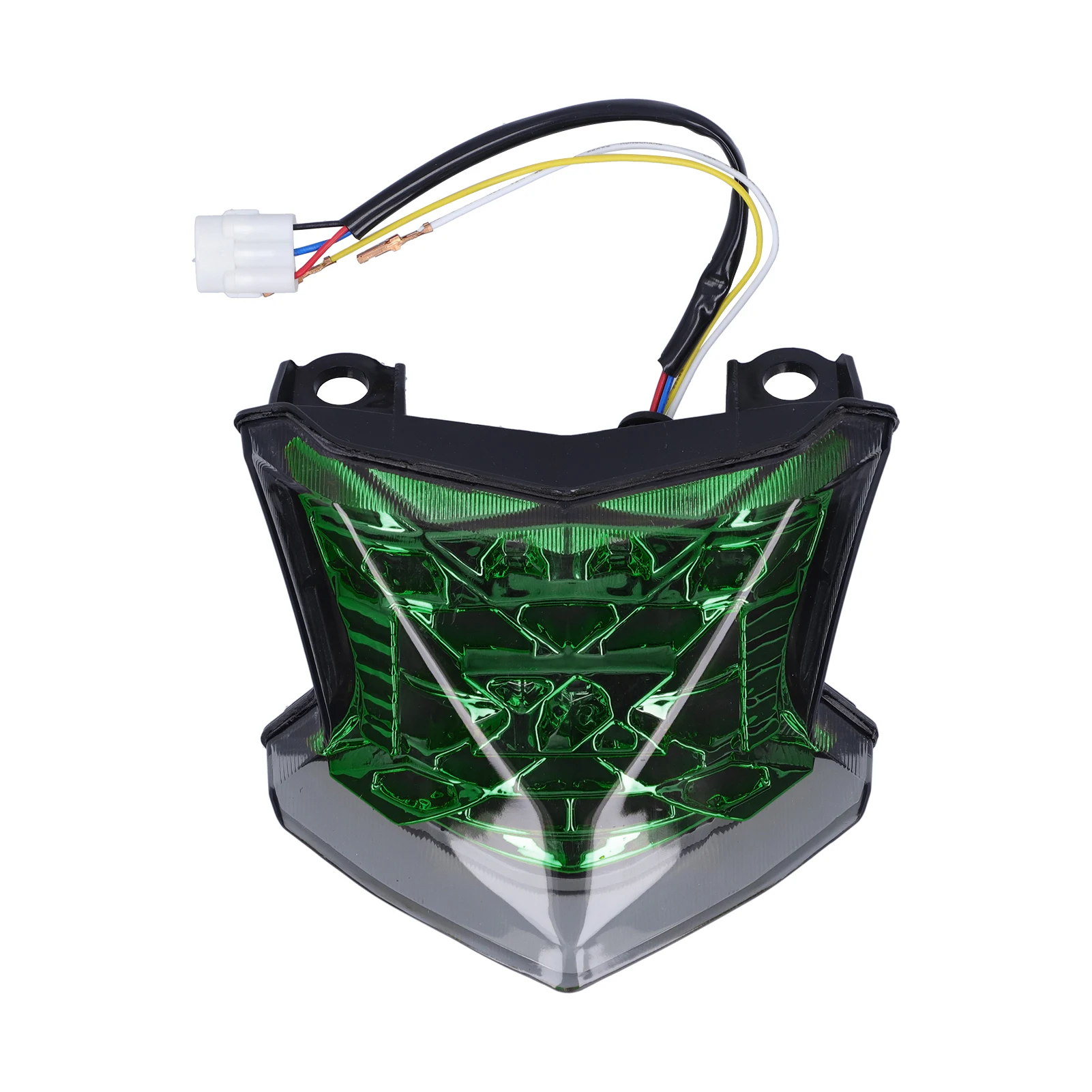 

Motorcycle LED Tail Light Assembly Rear Position Turn Signal Indicator Modification Fit for KAWASAKI NINJA650 2017‑2019Green