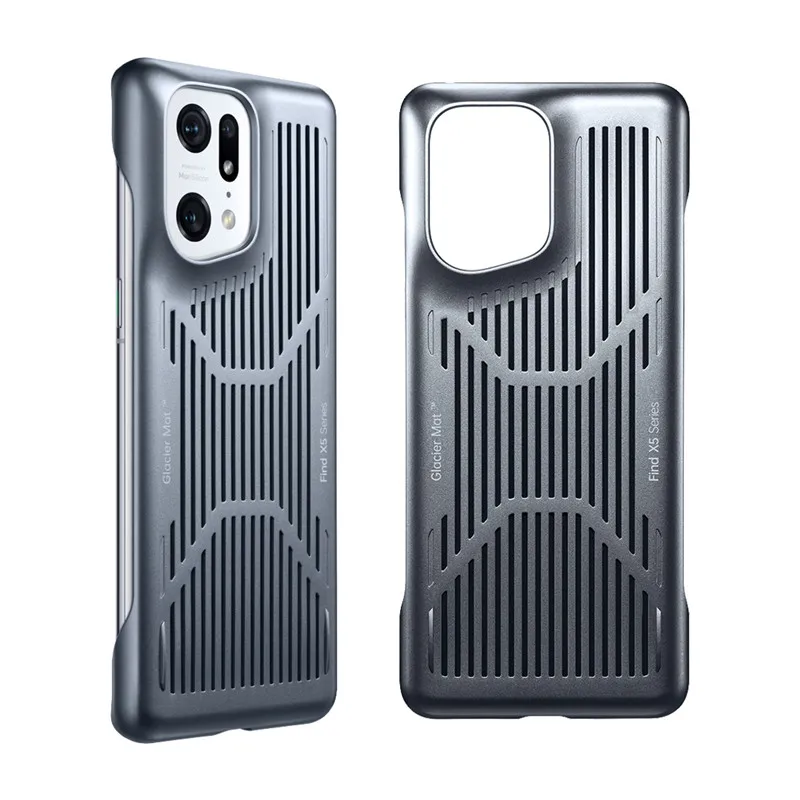 

New Heat Dissipation Cooling Phone Case For Oppo Find X5 Pro Gaming Cooler Cover 100% Original Find X5 Fast Radiating Back Cover