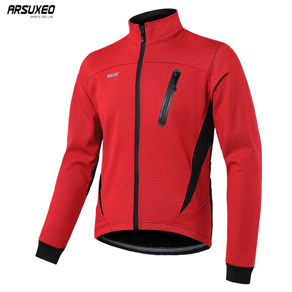 Winter Warm Up Fleece Bicycle Clothing Windbreak Waterproof 