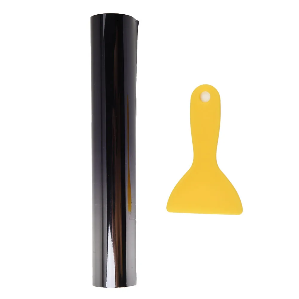 

DIY Car Film Accessories Gloss Smooth Replacement Stretchable Sun Visor Strip Tint Film UV Shade Array Front Brand New