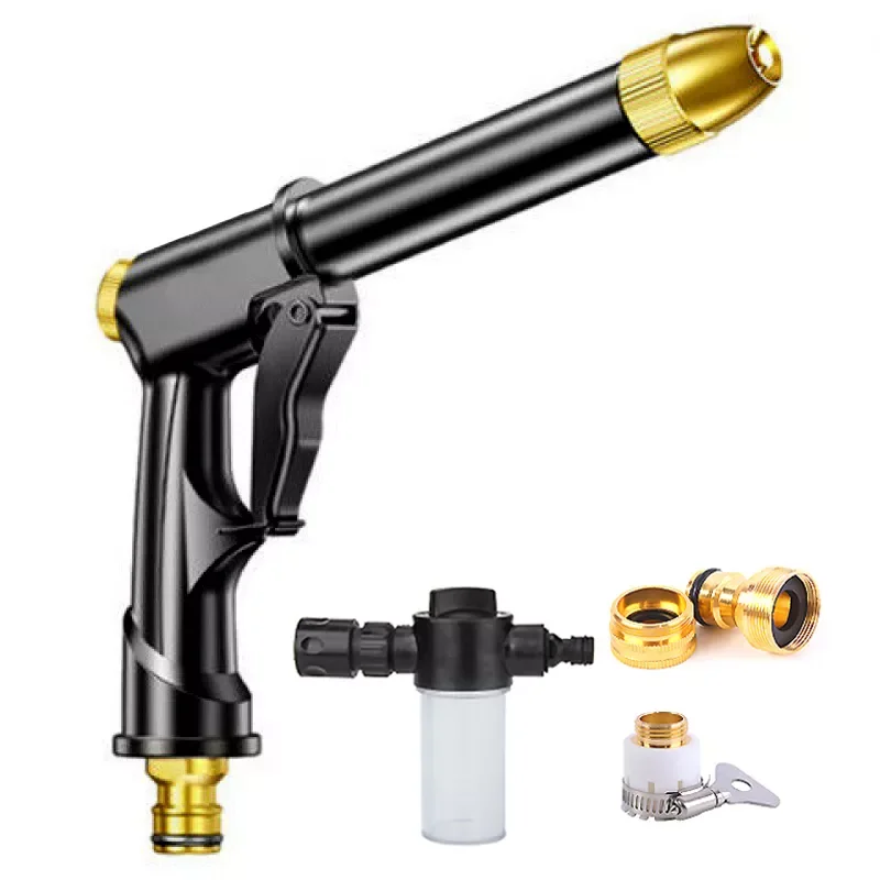 

High Pressure Washer Water Gun garden hose nozzle Spray sprayer For Water jet Foam Pot Car power Cleaning Tool