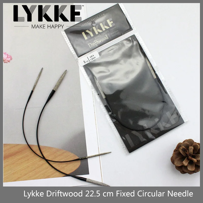 Фиксированная круглая игла LYKKE DriftWood 22 5 см 1 шт.