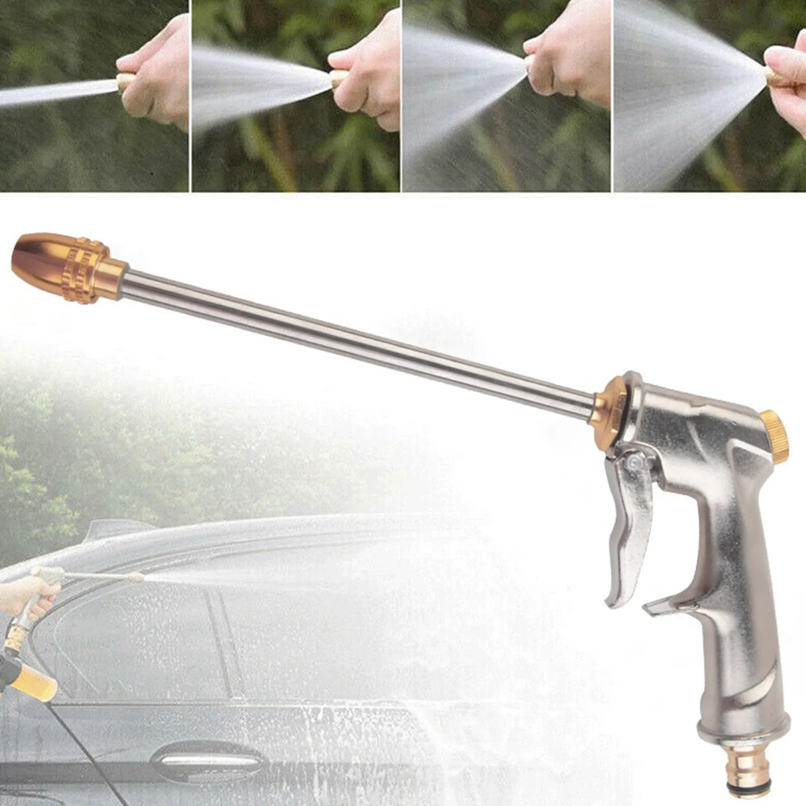 

Multifunctional Car Watering Spray Gun Household High Pressure Sprinkler Foam Car Wash Nozzle Water Jet Gun Garden Tools