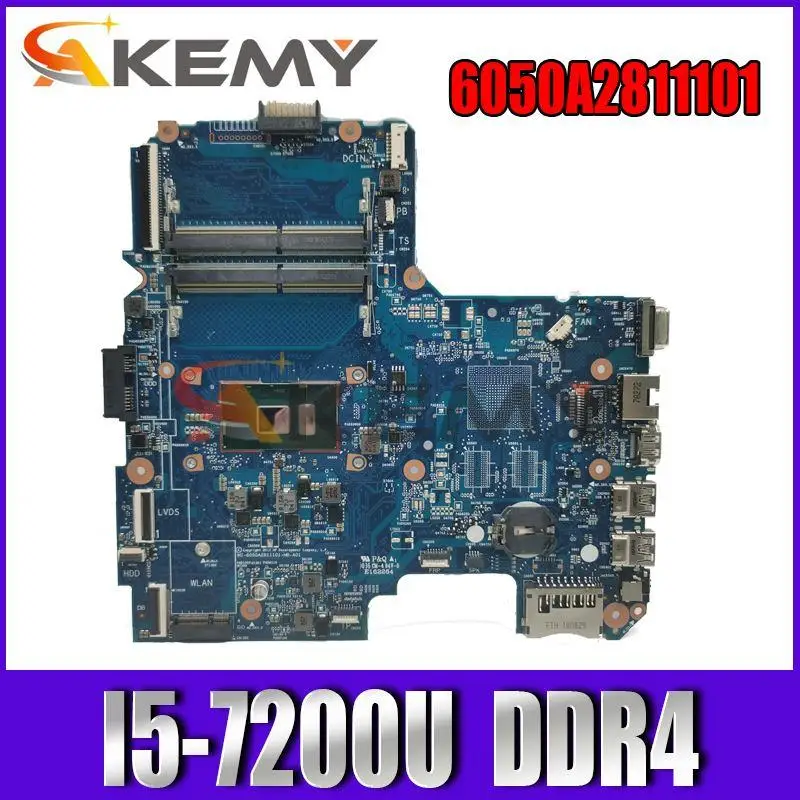 

For HP 340 348 346 G4 TPN-I124 Laptop Motherboard 913106-601 913106-501 913106-001 6050A2811101-MB-A01 SR342 I5-7200U DDR4