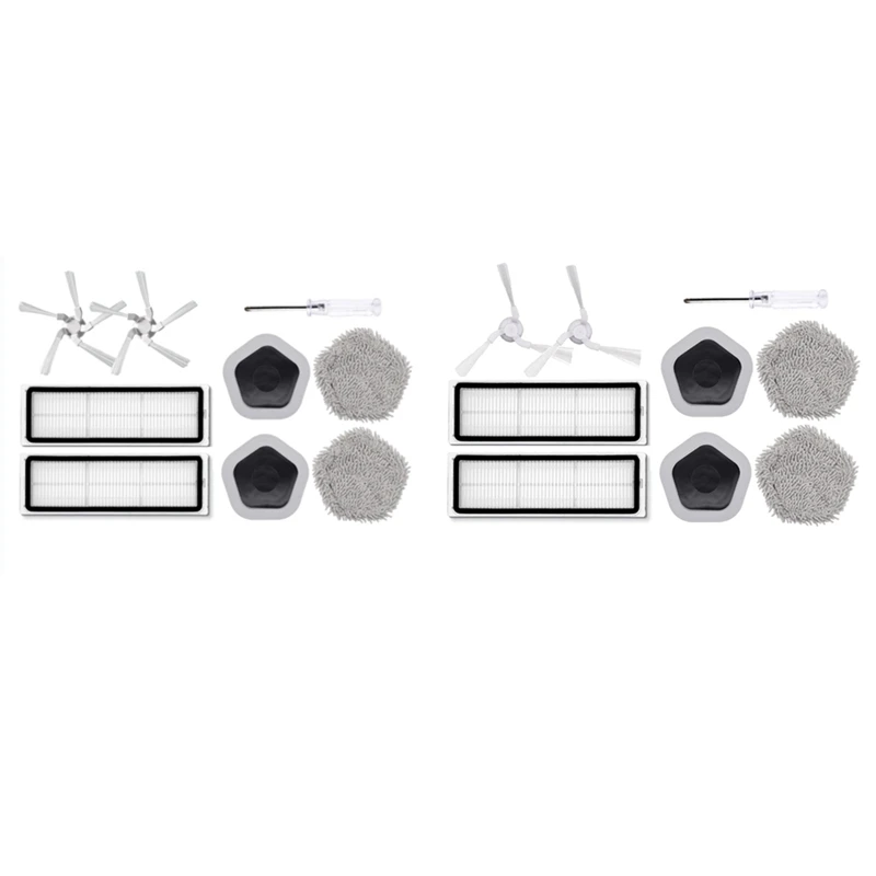 

9Pcs For Xiaomi Dreame Bot W10 & W10 Pro Robot Vacuum Cleaner Replacement HEPA Filter Side Brush Mop Cloth And Mop Holder A