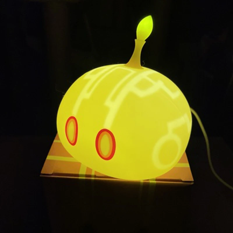 Официальный Genshin ударный светильник-слайм Rock s декор для спальни ночник детские