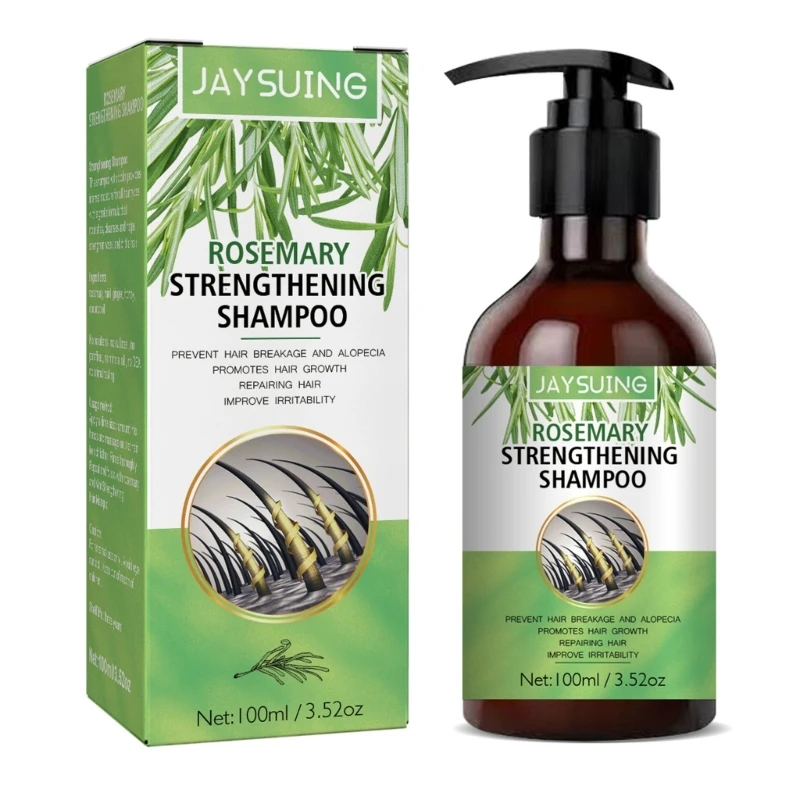 

100ml Hair Growth Shampoo Rosemary Strengthening Shampoo Anti Loss Hair Care Anti-dandruff Repair Damaged Hair Shampoo