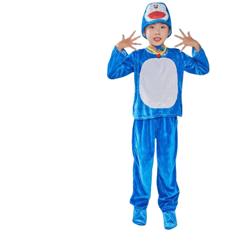 Фото Doraemon Dorami мультяшная периферия, ценные детские костюмы для выступлений, детский сад, сценические костюмы, комплект подарков №5
