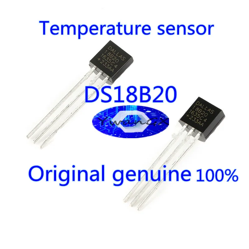 

10uds DS18B20 18B20 a 92, sensor de temperatura nuevo y original DS18B20 TO92 DS18B20 18B20