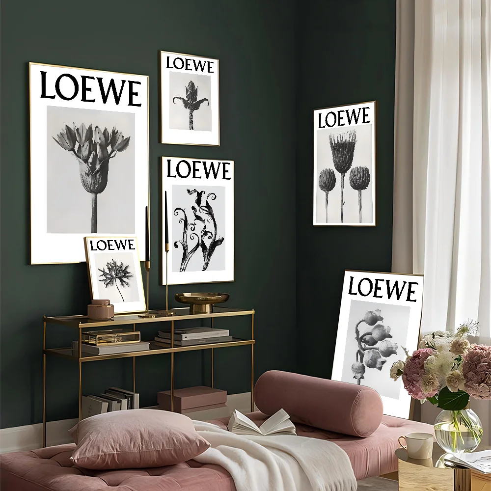 LOEWE Campaigns Vintage Posters Sticky Room Home Bar Cafe Decor Kawaii
