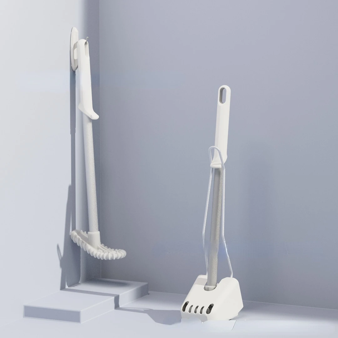 

Tidy Brush Toilet Cleaning Tool Convenient 360 Degree Toilet Brush Brosse Toilette