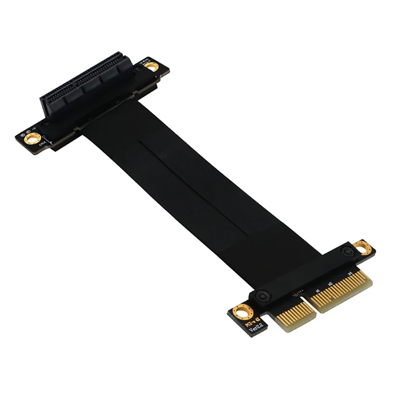 Удлинительный кабель PCI-E к PCI Express, кабель-удлинитель PCI-E 3,0 с 4-х на 4-х и 270 градусов с обратным разъемом для шасси 1U 2U, 20 см