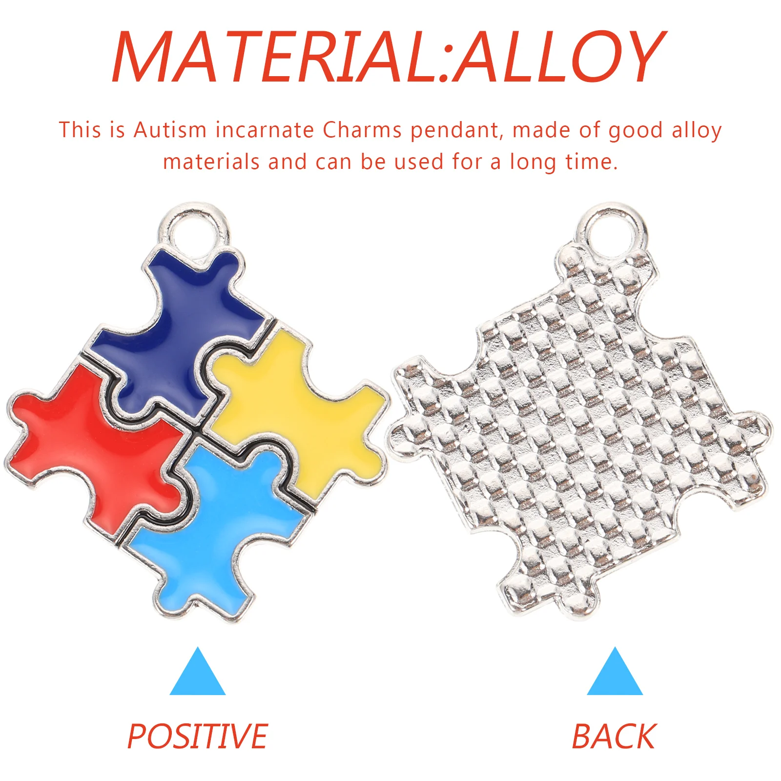 Подвеска с аутизмом декоративные подвески материалы для изготовления ювелирных