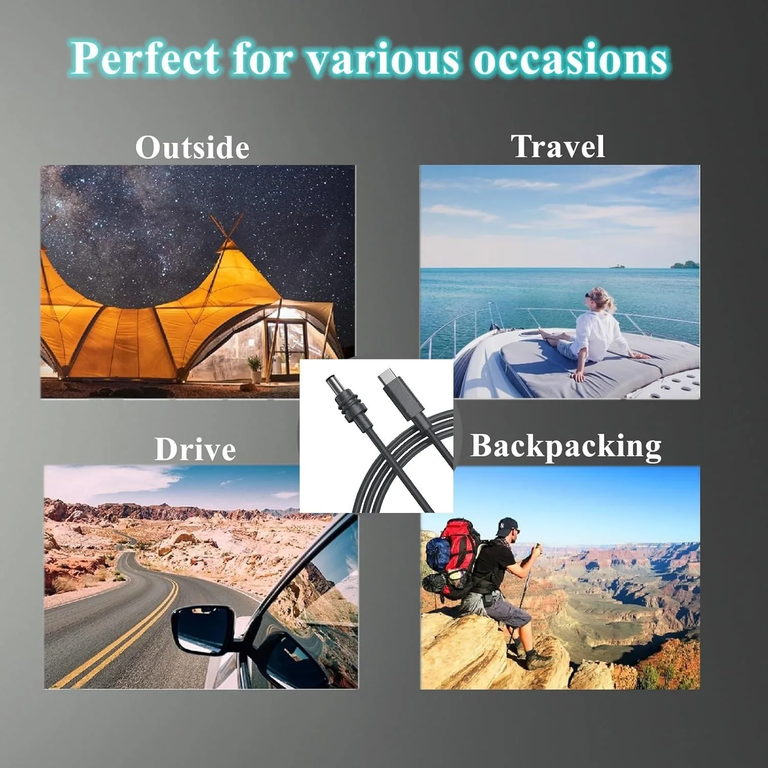 Водонепроницаемый внешний разъем для зарядки Starlink Mini DC Power Type-C