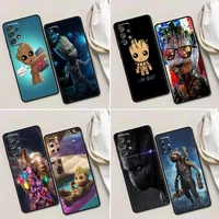i am groot marvel phone case for samsung galaxy a72 a52 a53 a71 a91 a51 a42 a41 note 20 ultra 8 9 10 plus cases cover
