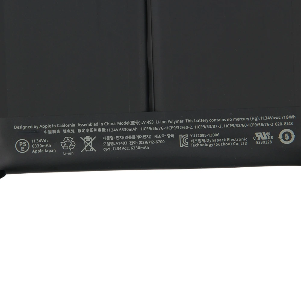Оригинальная запасная батарея A1493 A1582 для MacBook Pro A1502 ME864 ME865 MF839 MacPro 13 дюймов