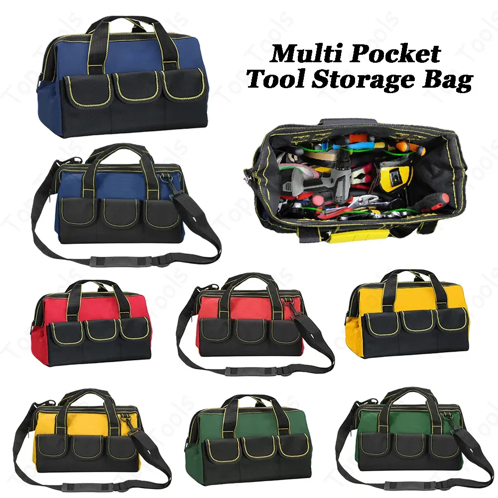 

Bag Oxford Bag Tool Tool Pocket Waterproof Portable Bag Carrying Organizers Cloth Kit New Multi Tool Function Electrician