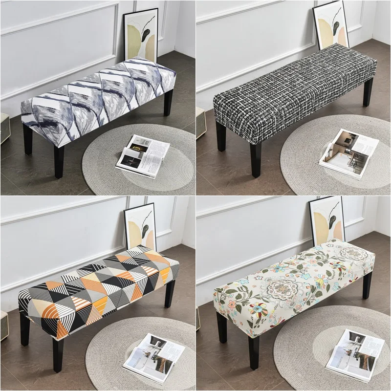 Printing Table Cover Elastic Piano Table Cover Rectangular Hotel Bed Table Cover Anti-ash Dust-proof Stool Cover For Restaurant