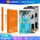 ЖК-дисплей с рамкой для XiaoMi Mi A2 MIA2, 5,99 дюйма, качество AAA, ЖК-дисплей, экран, дигитайзер, Замена для XiaoMi 6X, ЖК-дисплей в сборе