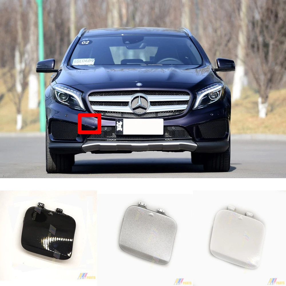 

Fit 12-16 Mercedes-Benz GLA X156 W156 AMG Line GLA200 GLA220 GLA250 GLA45 FRONT TOW COVER A1568854922