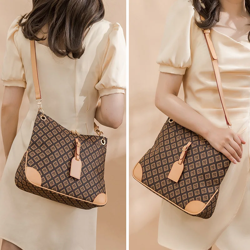 

Luxury New Style Printing Large Capacity Bucket Bag Fashion Messenger Bag Female Shoulder Bag Tote Bag Luxury Brand Handbags
