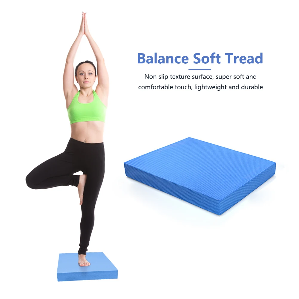 

Yoga Balance Foam Pad Rehabilitation Training Board Stability Trainer Pad Thickened Equipment for Fitness Training Body Building