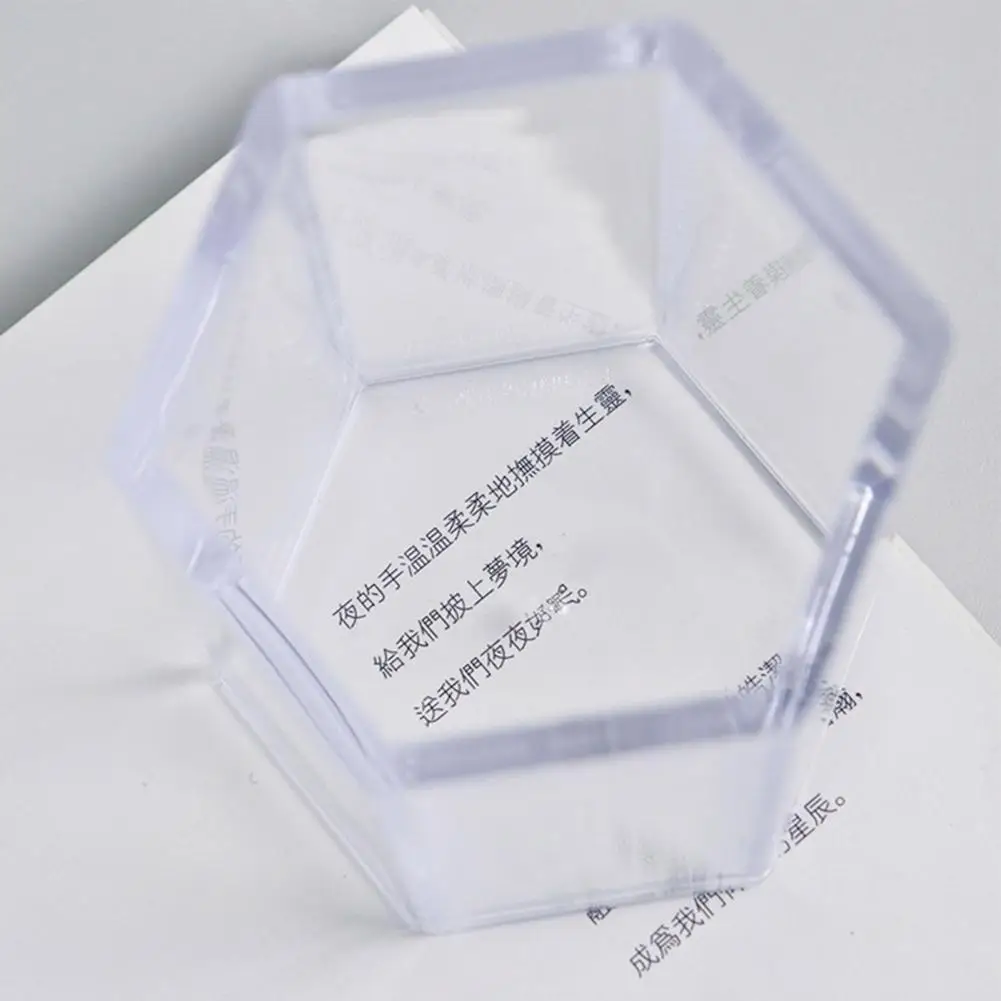 

Modern Pen Holder Thicker Hexagonal Pen Bucket Universal Stationery Makeup Brush Box