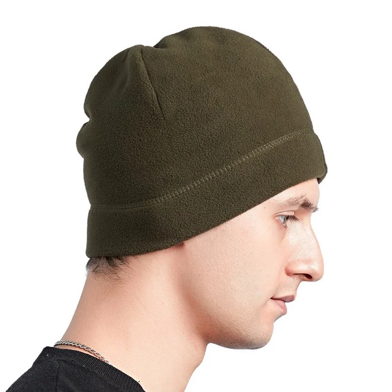 

Autumn Winter Men's Hat Tactical Riding Outdoor Marine Corps Thicken Warm Windproof Fleece Hat Earflap Mountaineering Army Cap