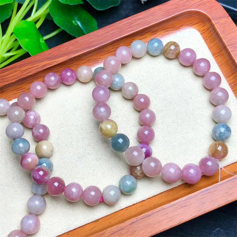 Браслет мужской из натурального турмалина 8 мм