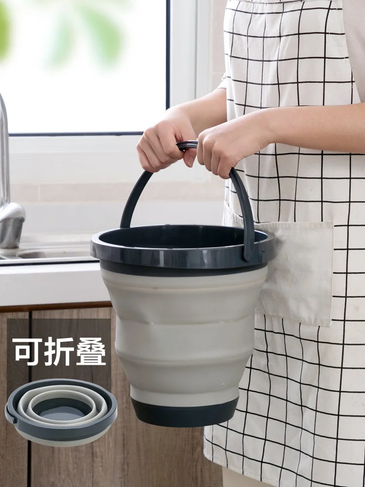 

Household folding washbasin, plastic traveling portable basin, retractable traveling collapsible bucket portable Basin