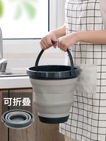 household folding washbasin plastic traveling portable basin retractable traveling collapsible bucket portable basin