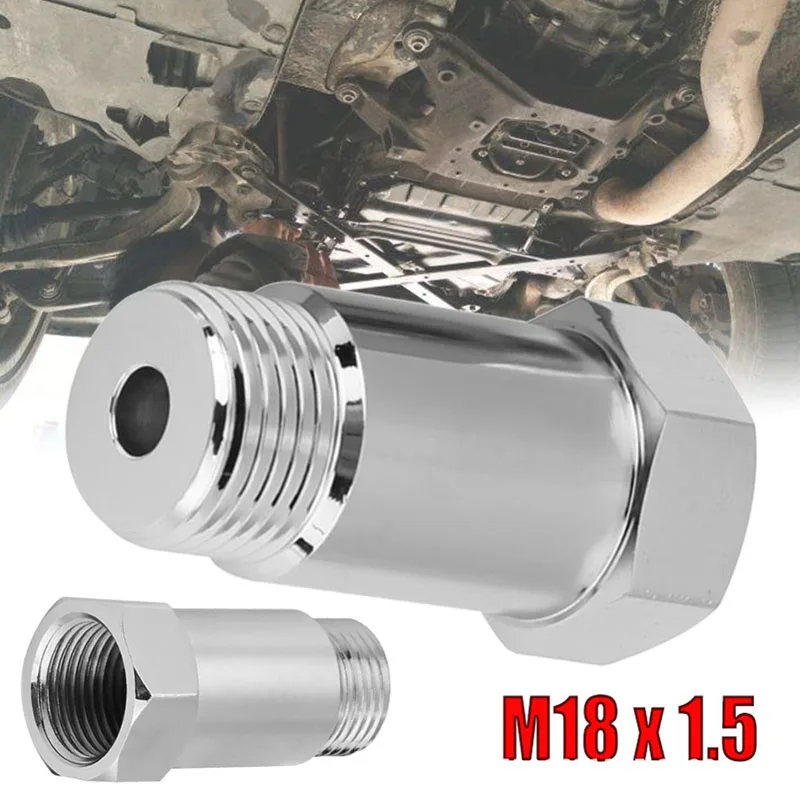 

M18x1.5 Oxygen Sensor O2 Extender Spacer Joints Converter For OFF Road Car CEL SES DTC Fix Check Engine Light Eliminator Adapter