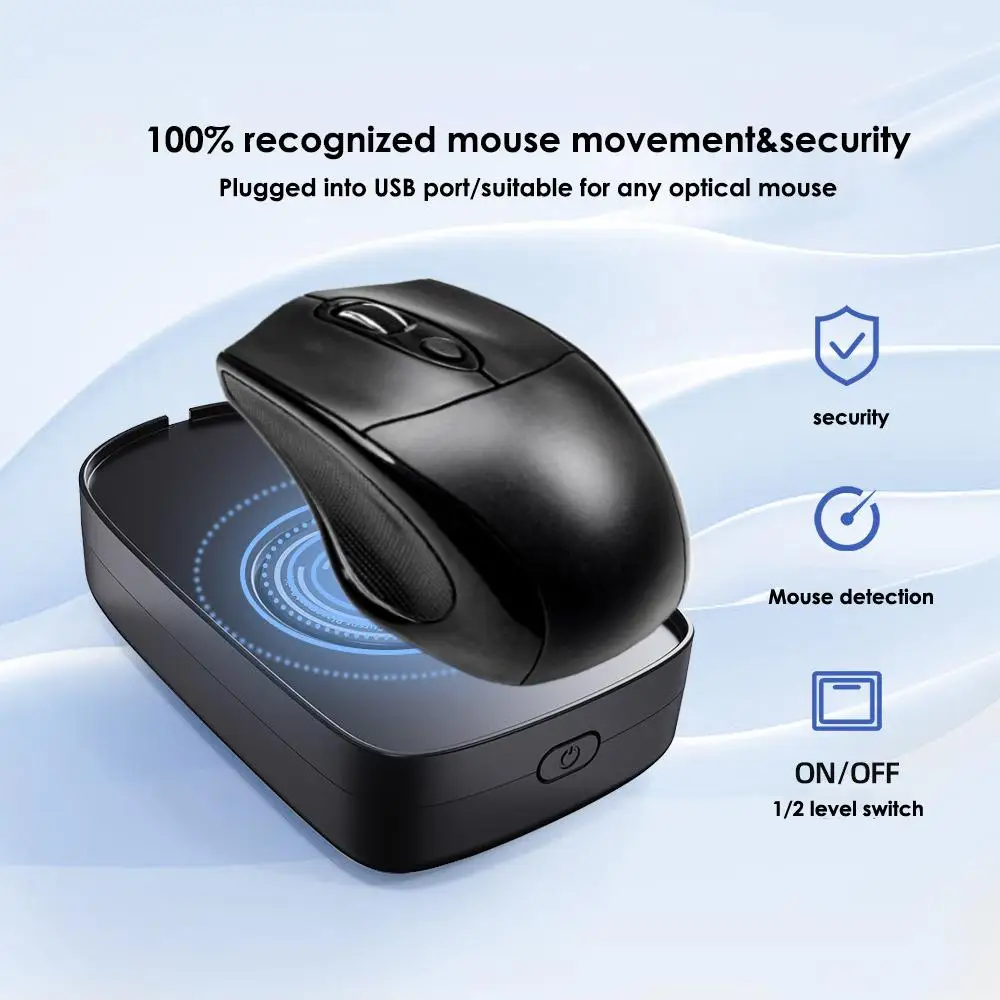 

Подвижная мышь, необнаруживаемая мышь, подвижная Виртуальная мышь, симулятор движения с переключателем ВКЛ/ВЫКЛ для компьютерного пробуждения, блокировка экрана