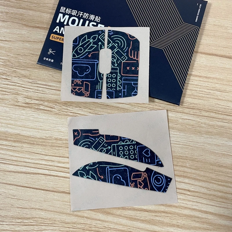 

Handmade Non Slip Suck Sweat Mouse Skin Skates for logitech G Pro Wireless Mice Self Adhesive Design Anti-Slip Grip Tape 24BB