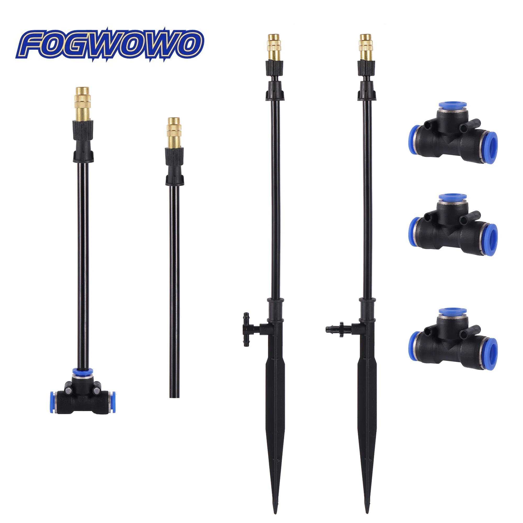 Медная распылительная Форсунка с свободным изгибом на 360 °, регулируемая распылительная форсунка, система охлаждения для наружного сада, растений