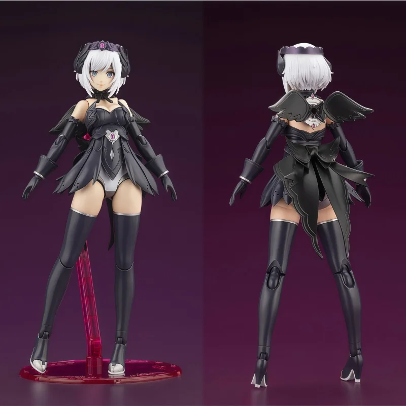 Фото Коллекционная аниме-фигурка Kotobukiya Arcanadia Lumitea Black Angel Mech Girl (пластиковый сборный конструктор AR010) для демонстрации №1