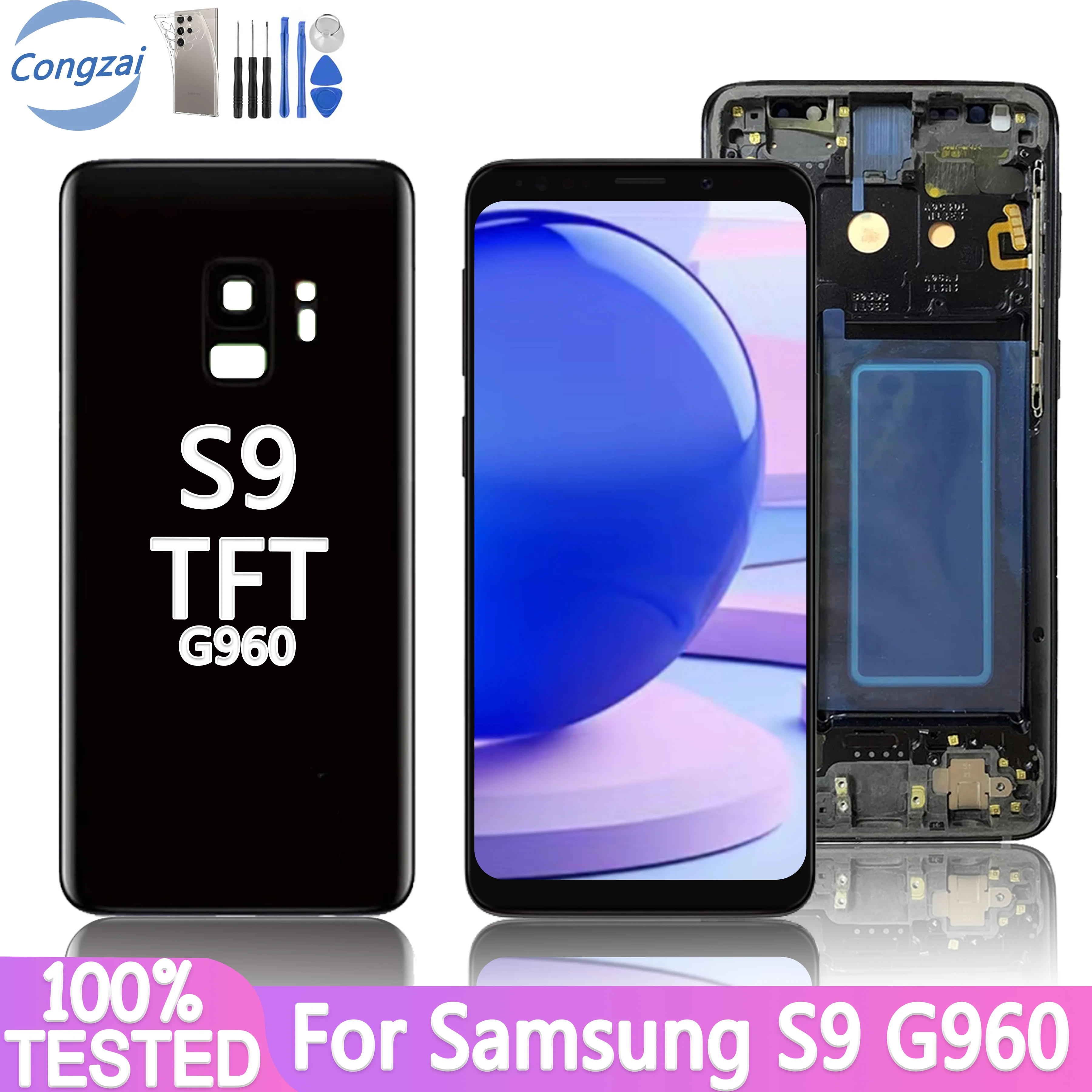 НОВЫЙ TFT ЖК-дисплей для Samsung Galaxy S9 G960 G960f G960N G960U Дигитайзер сенсорного экрана