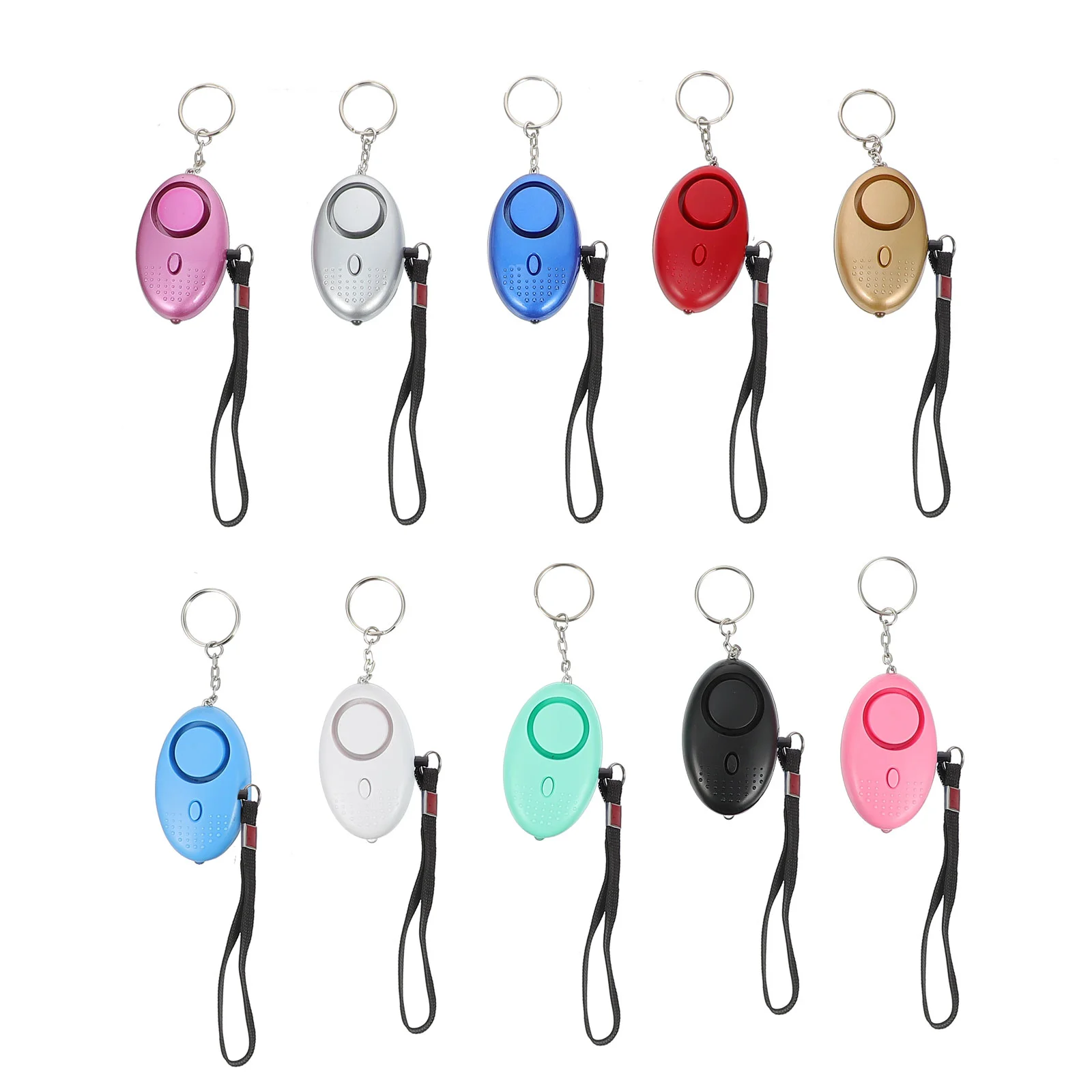

Alarm Keychain Sound Safetypersonal Safe Ripcord Sos Portable Emergency Keyring Pursewomen