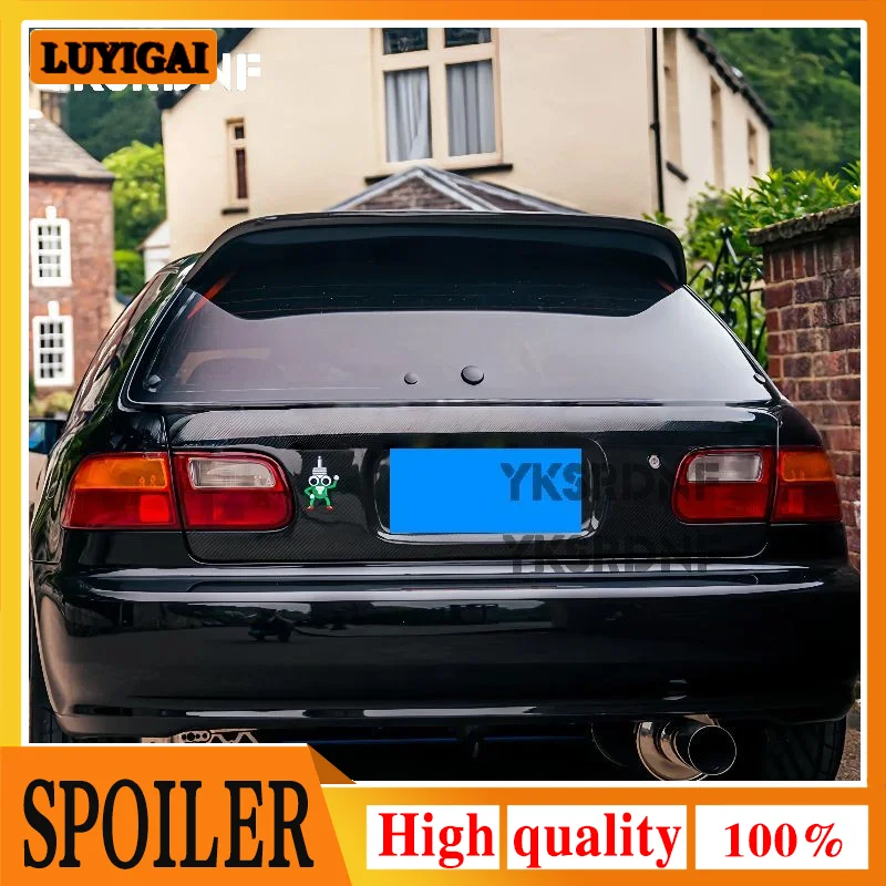 

СПОЙЛЕР ЗАДНЕГО багажника с углеродным волокном 1992–1995 годов для HONDA CIVIC EG EG6 VTI, спойлер на крышу