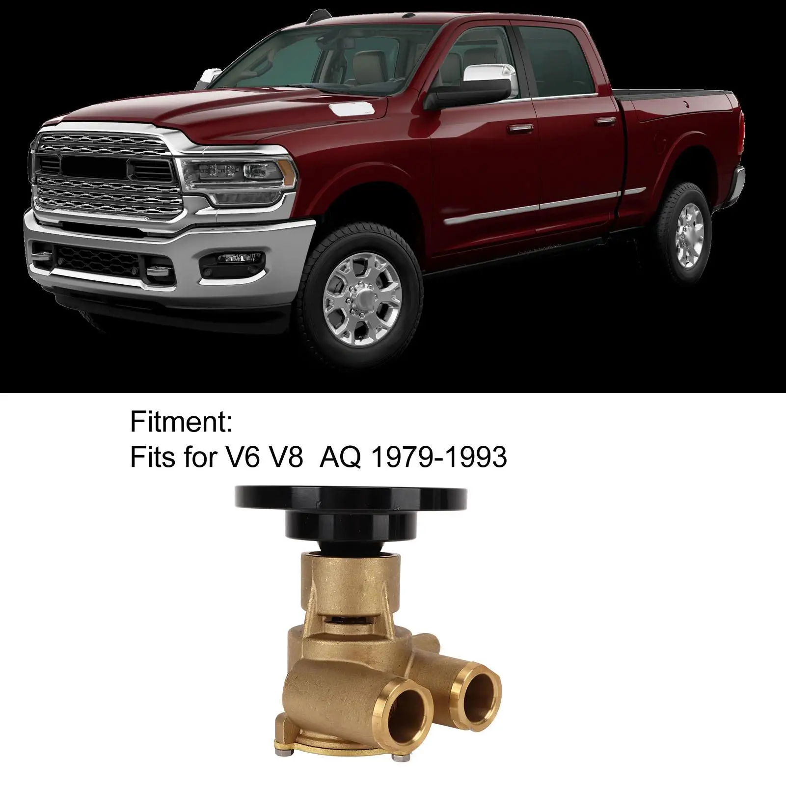 Кривошипный морской сырой водяной насос F 6B 9 1-1/4 дюйма впускной отверстие глубина