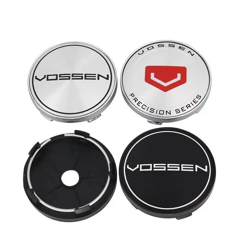 4 шт. 56 мм 60 мм Vossen колпачок центральной ступицы колеса автомобильные диски Пылезащитная Крышка Муфты наклейка эмблема аксессуары для автостайлинга